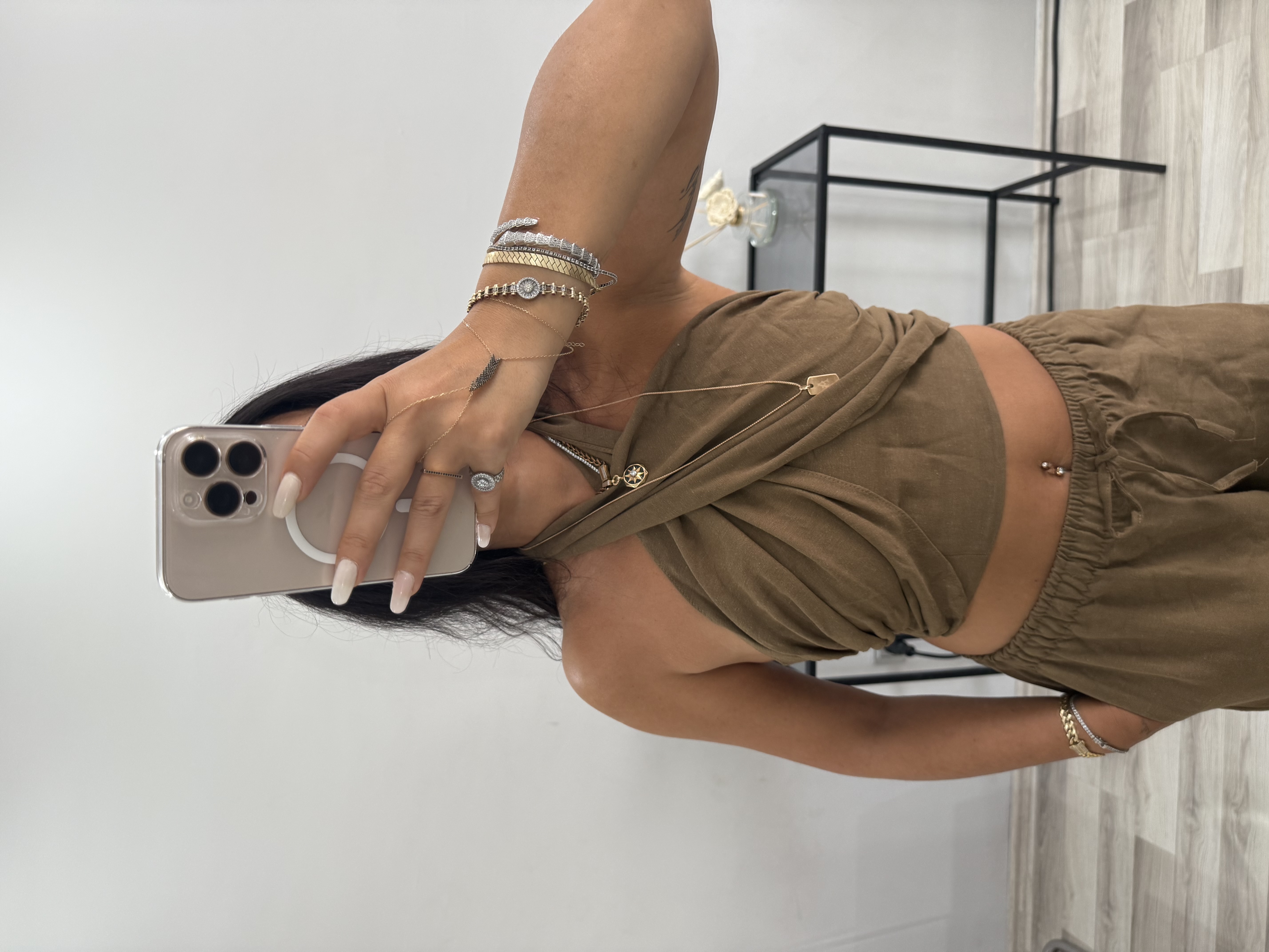 KRUVAZE BOYUNDAN BAĞLAMALI KETEN TAKIM