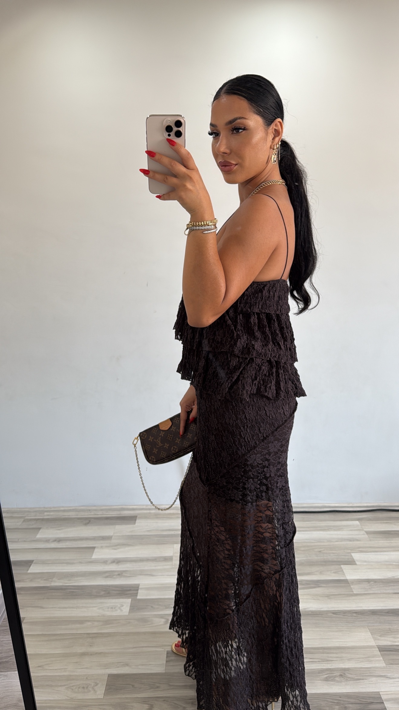 ACI KAHVE DANTEL ETEK&BLUZ TAKIM 