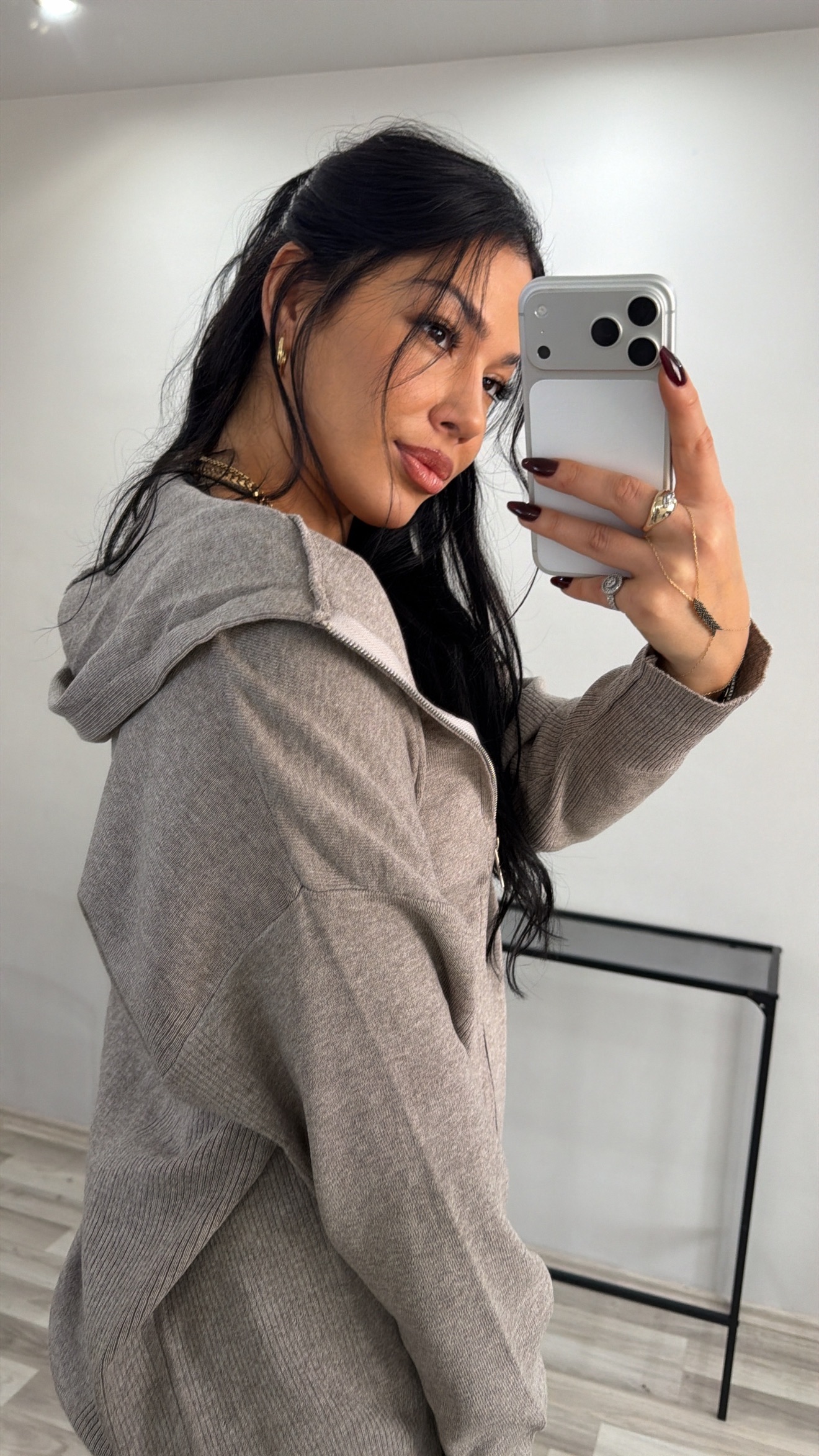 TAŞ RENGİ TRİKO TAKIM