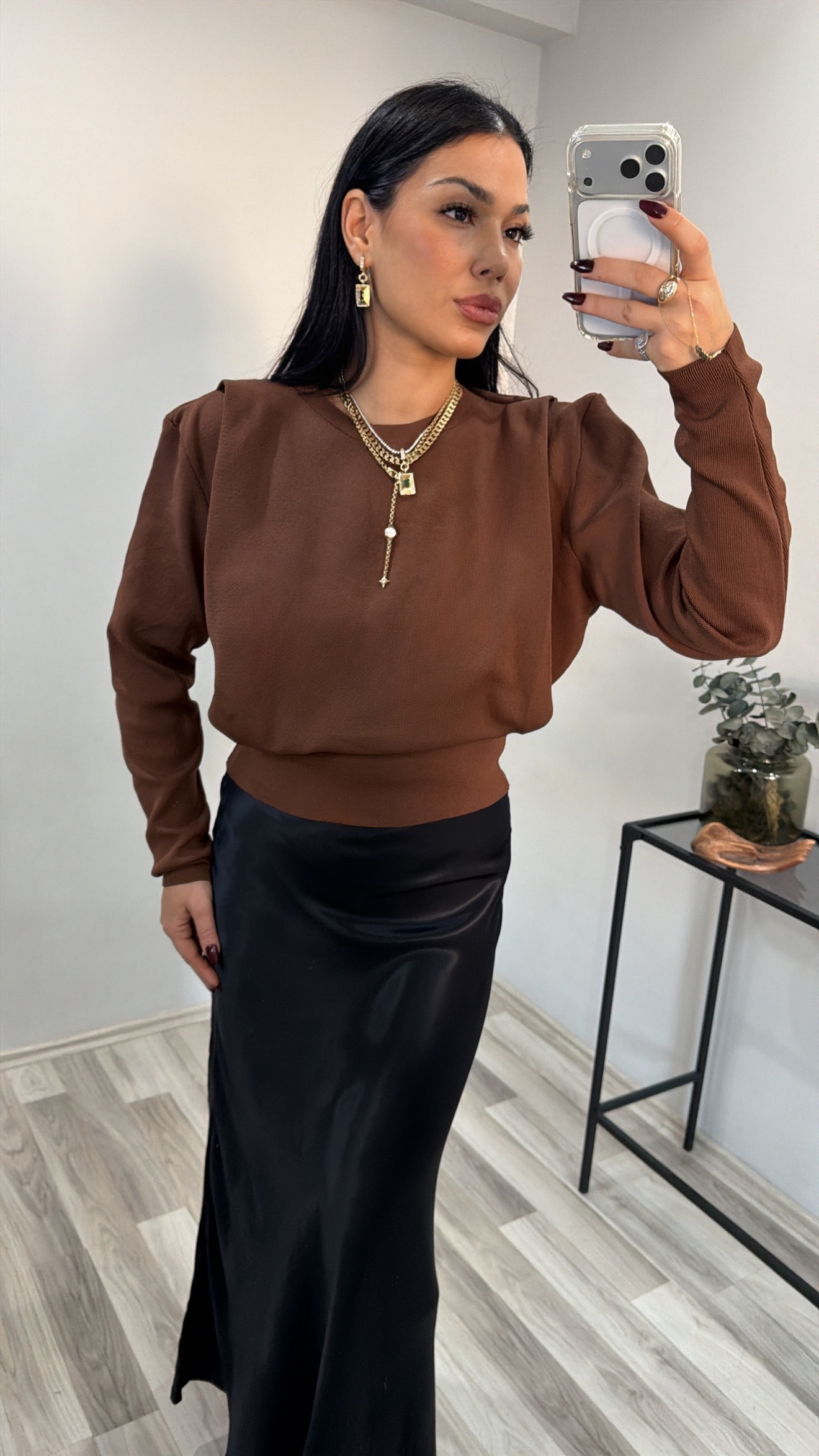 VATKALI KAHVERENGİ KAZAK