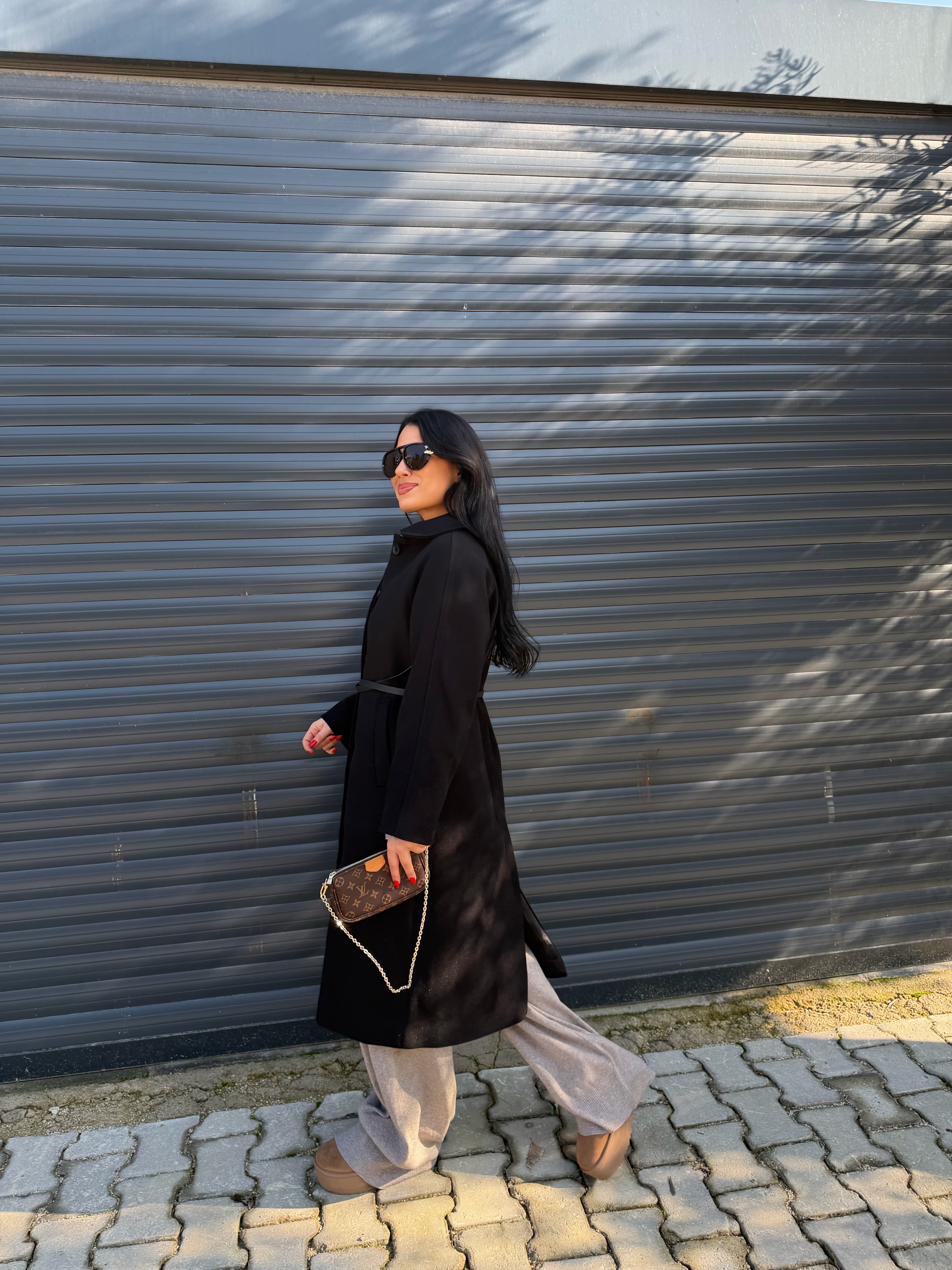 MASSİMO SİYAH KAŞE KABAN